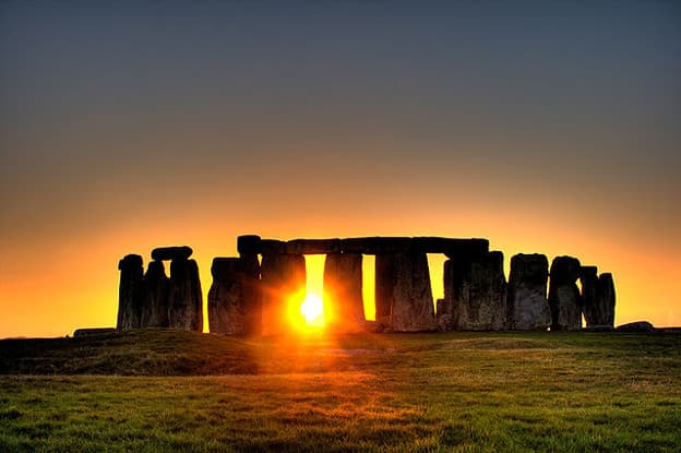Stonehenge is aligned with the winter solstice. Image by Simon Wakefield - License