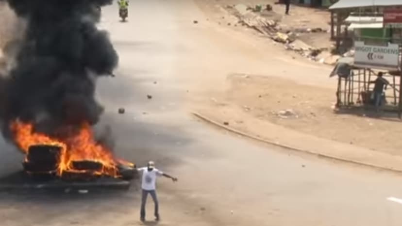 Kenya election riots.