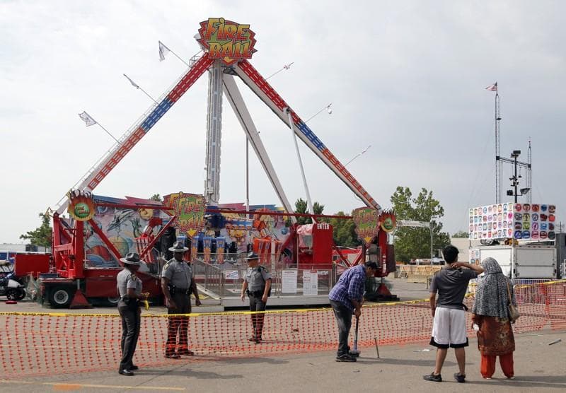 Ohio State Fair fireball deadly incident.