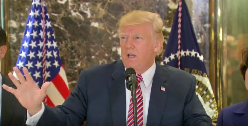 Trump's comments on Charlottesville