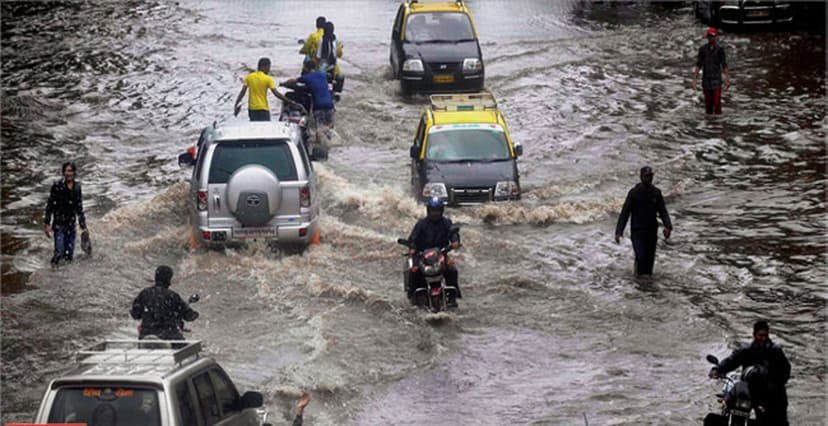 Mumbai, India, flood 2017