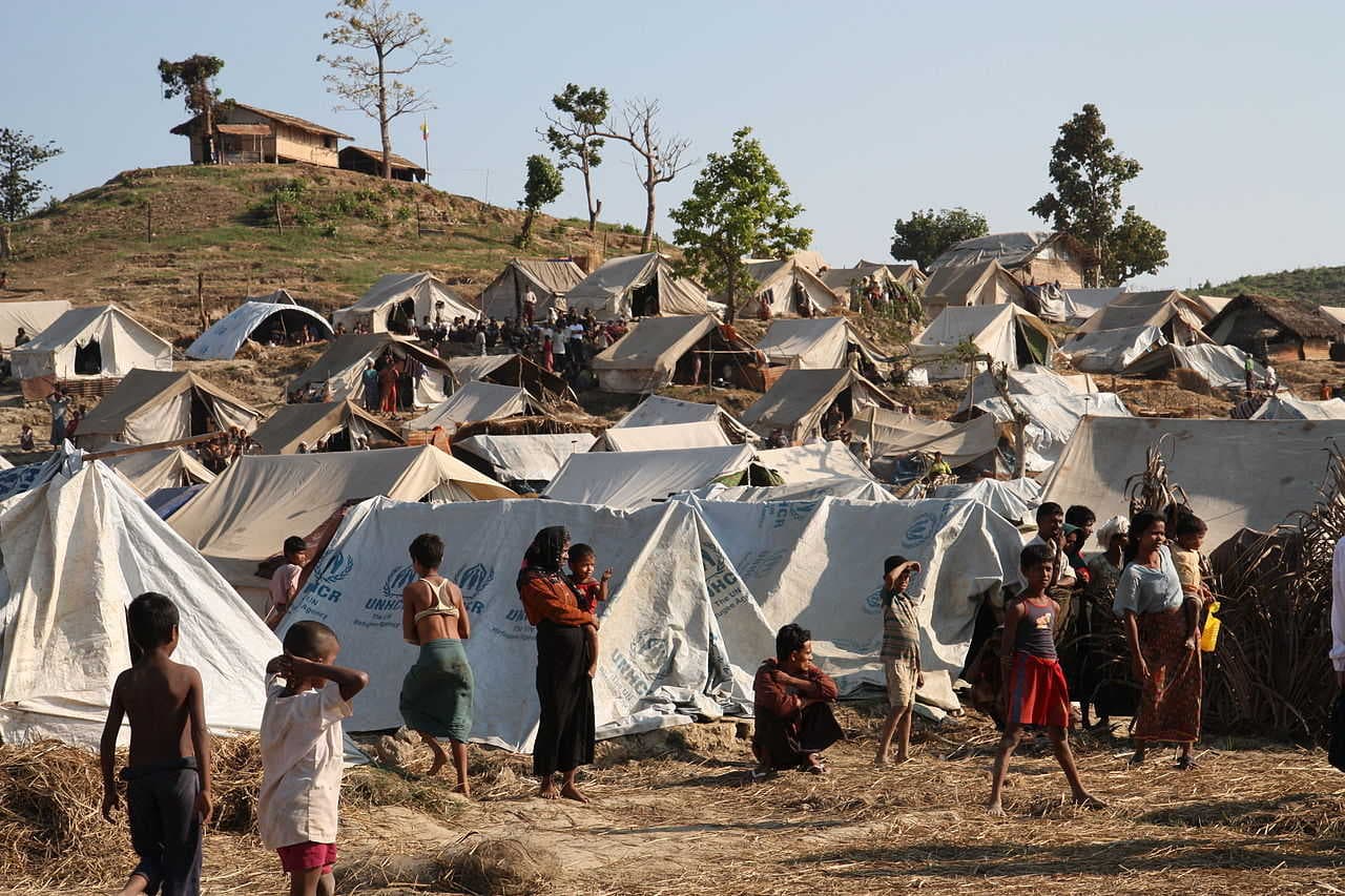Rakhine State in western Myanmar.