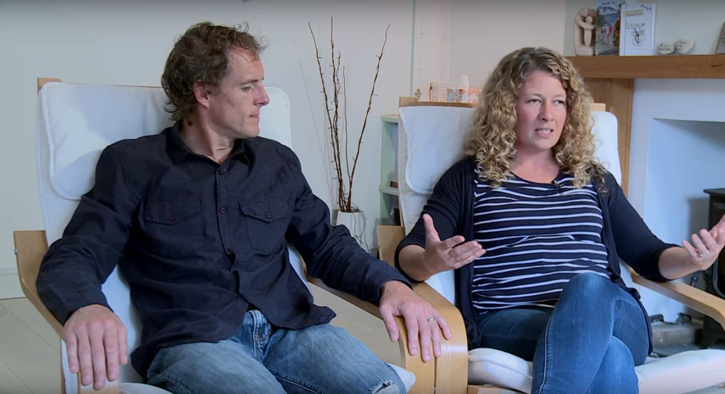 Nick and Sally Rowe in an interview for "Cristian Concern".