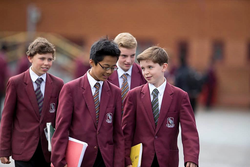 Sutton Grammar School. Lower school pupils. Photo by: Grempletonian.