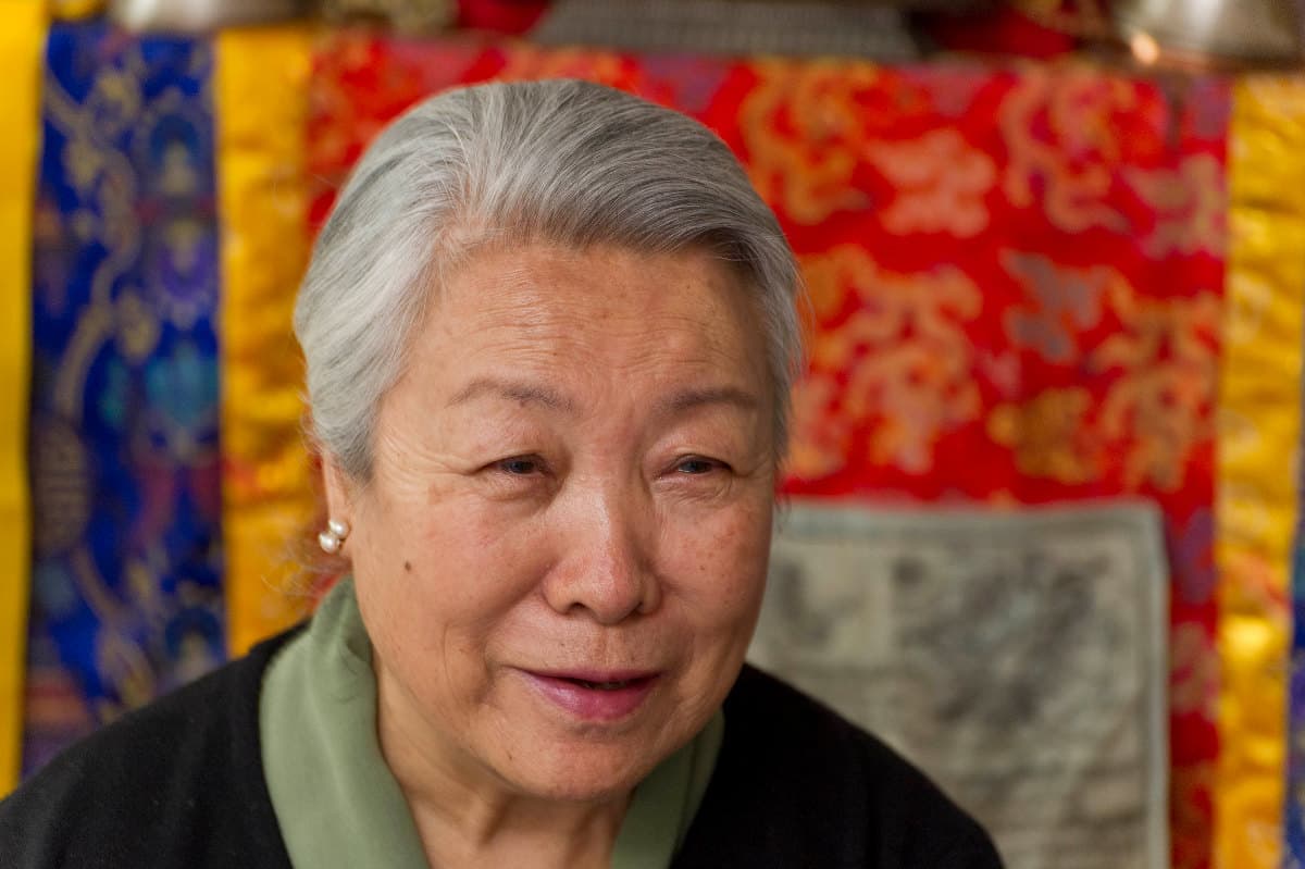 Jetsun Pema, Sister of the 14th Dalai Lama. Photo by: Matthias Schickhofer.