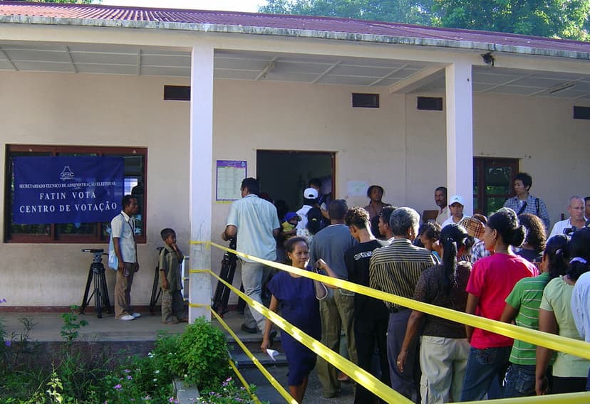 Presidental election 2007 in Indonesia. Photo by: Maria Tschanz.