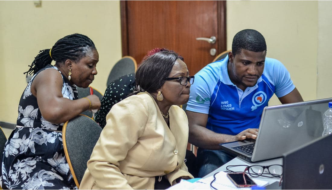 WIki Loves Women Event Women In Social Services- Promoting SDG in Nigeria. Photo by Kaizenify.