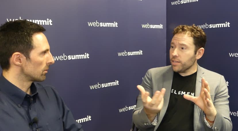 Jean-Francois Gagné, CEO at Element AI, an artificial intelligence software company. Photo by: Via News.