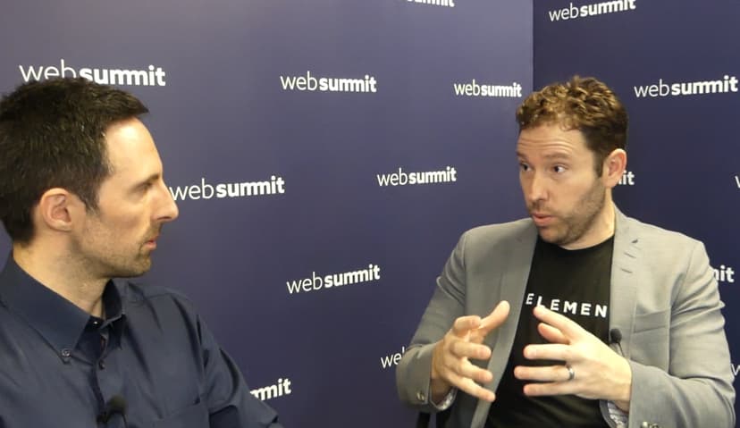 Jean-Francois Gagné, CEO at Element AI, an artificial intelligence software company. Photo by: Via News.