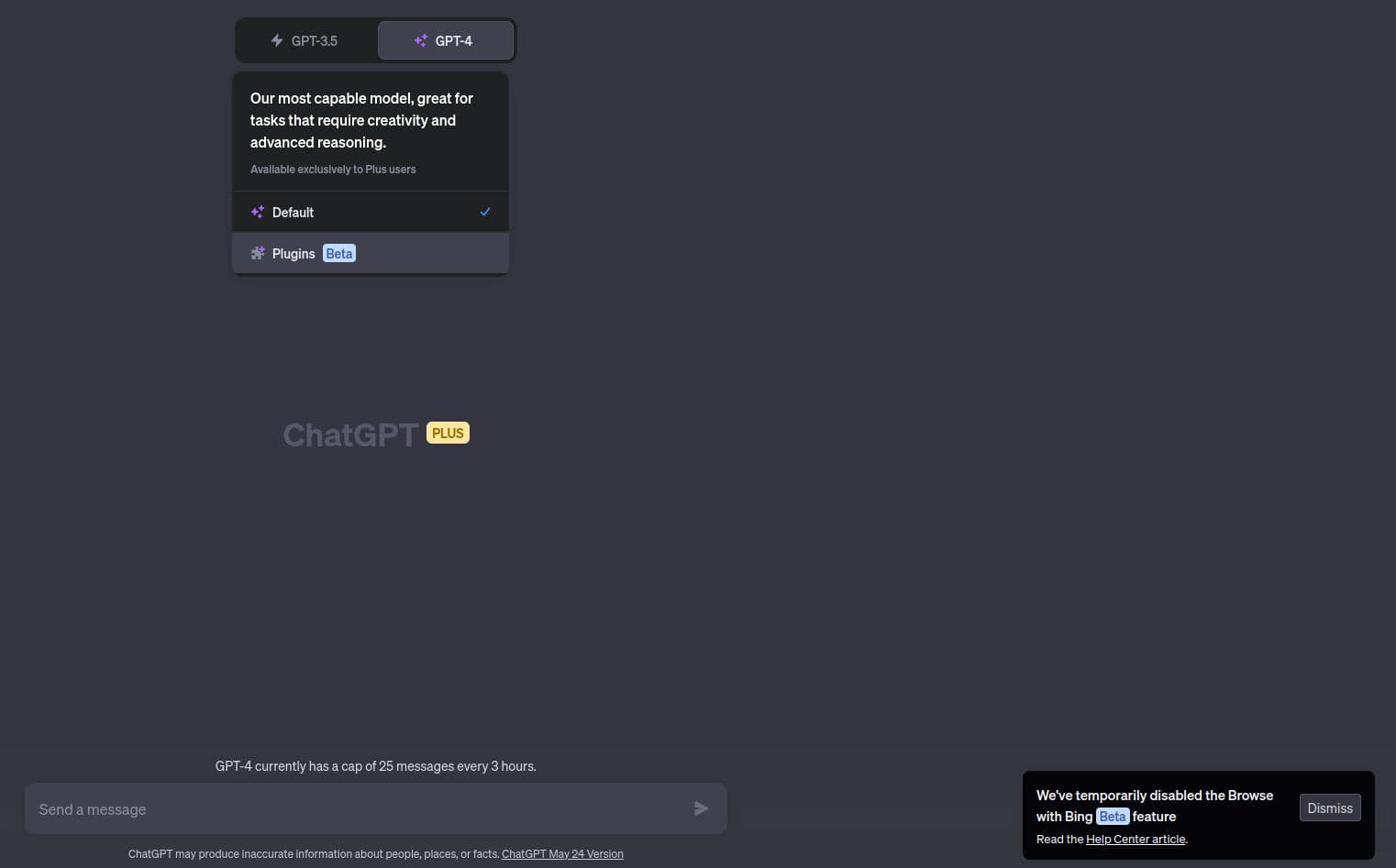 Chatgpt Bing Disabled